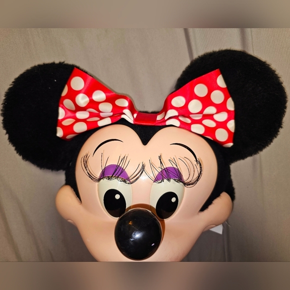 Vintage Disney Character Fashions Minnie Mouse Adult 3D Plastic Snapback Hat - Picture 3 of 7